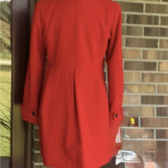 Old Navy Vibrant Red Double-Breasted Bomber Jacket - Picture 5 of 6